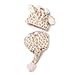 Demdaco Baby N00508 Pink Giraffe Hat & Diaper Cover Set