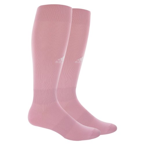 adidas Men's Metro III Soccer Sock, Gala Pink/White, X-Small, Youth Shoe Size 9C-1Y