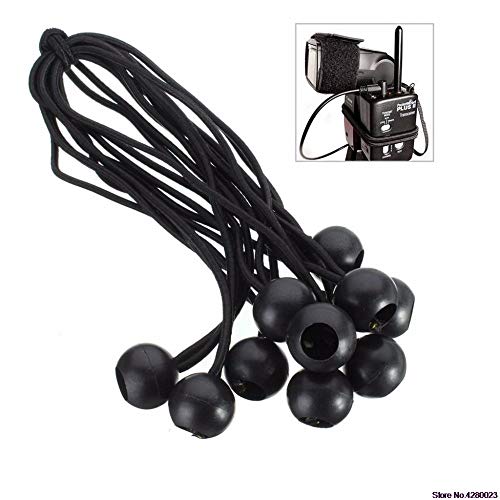 Dunnomart 10pcs/Set Flag Pole Clip Ball Bungee Cord Ties Rope Attach Windsocks Flags to Poles 828 - Thumbnail 3