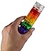GMS Extra Small Rainbow 7 Day Stackable Pill Case Tower for Vitamins, Supplements, Medication, Prenatal and Postpartum Care