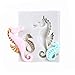 KALAIEN Seahorse Silicone Mold Candy Cake Baking Mould Gumpaste Sugar Craft Fondant Molds-Small