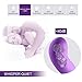 Bombex Silicone G Spot Vibrator - Wearable Vibrating Dildo - Waterproof & Remote Control Masturbator for Women, 10-Frequency Dual Action Adults Sex Toy for Female & Couples(Purple)