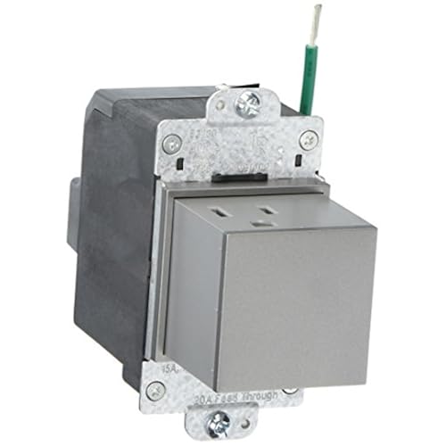 PASS & SEYMOUR ARPTR151GM2 Adorne 1 Gang Magnesium Pop Out Outlet Tools & Home Improvement, Electrical, Cords, Adapters & Multi-Outlets, Adapters & Multi-Outlets, Multi-Outlets