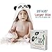 Baby Bath Hooded Towel, Washcloth with Hood, Organic Bamboo, Extra Soft, Absorbent, Perfect Baby Shower Gift for Newborns Infants Toddlers Kids Boys or Girls