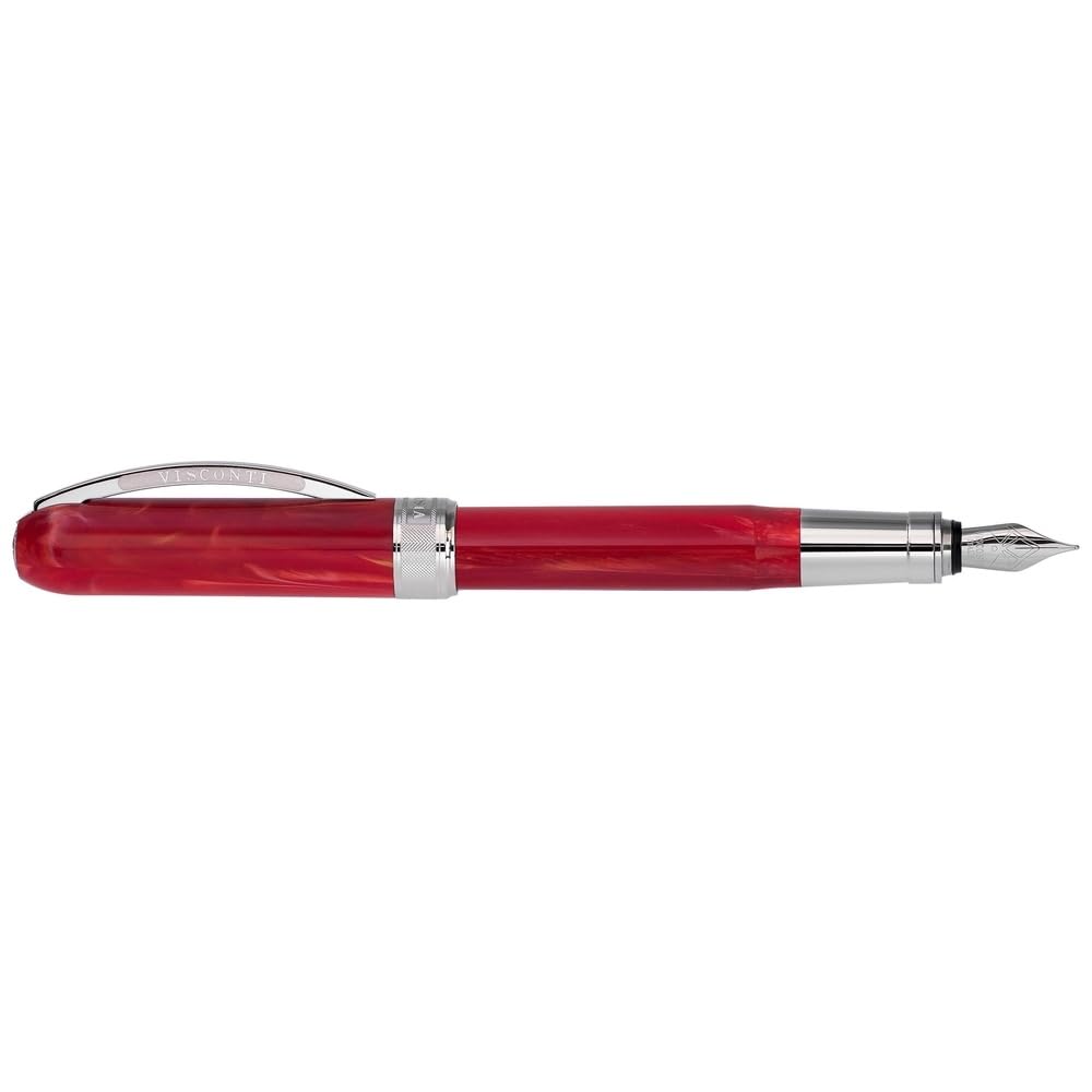VISCONTI Rembrandt Fine Nib Fountain Pen - Red