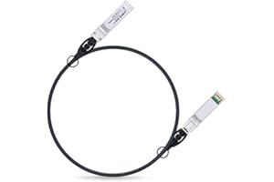 IPOLEX 10G SFP+ Twinax Cable, Direct Attach Copper(DAC) Passive Cable, 1-Meter, for Cisco SFP-H10GB-CU1M, Meraki, Ubiquiti, Mikrotik, Intel, Fortinet, Netgear, D-Link, Supermicro, TP-Link