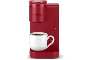 Keurig K-Express Essentials Single Serve K-Cup Pod Coffee Maker with 45oz Reservoir Fast Brewing Back-to-Back Cups and Energy Efficient (Red)