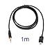 Wpeng Micro USB to AUX Cable, Micro USB Male to 3.5mm TRS Male Car AUX Audio Output Converter Cable 3Ft/1M (Black)