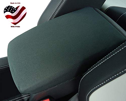 Car Console Covers Plus Neoprene Center Armrest Console Cover Designed for Honda CRV 2016-2019 Black (X1PLUS)
