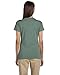 Ladies' 4.4 oz., 100% Organic Cotton Short-Sleeve V-Neck T-Shirt M BLUE SAGE