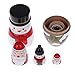 Aliyaduo 5 Pcs Wooden Russian Nesting Stacking Dolls Santa Claus Russian Matryoshka Dolls for Kids Christmas Birthday Toy Gift