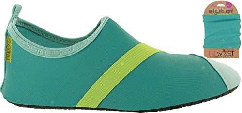 FitKicks Shoes with FitWrist Wallet (Turquoise/Green) (Medium)