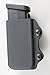 Multi Holsters Elite Single Magazine Holster Pouch (Glock 17/19/22/23/26/27, Black Calcutta)