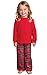PajamaGram Toddlers' Stewart Plaid Pajamas w/Red Top and Plaid Pants
