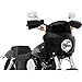 Memphis Shades Hd MEP86510 Windshield for Road Warrior Fairing - 7in. - Dark Black Smoke