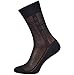Duna Mens Dress Socks pack of 5 Breathable Thin Cotton Lightweight Classic Socks Black Large