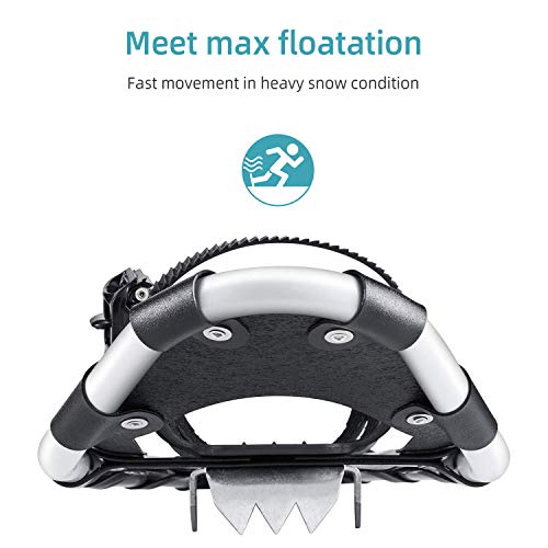 Alps Adult All Terrian Snowshoes 30" + pair anti-shock adjustable snowshoeing pole - Thumbnail 4