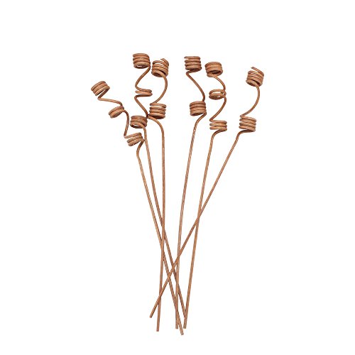 Brown Circle type Rattan Reeds Fragrance Diffuser Replacement Refill Sticks - 10inch3mm (50pcs)