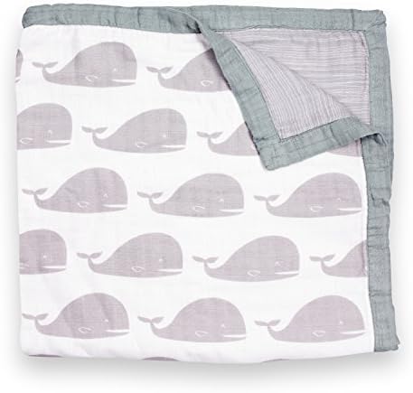 Milkbarn (Zebi Baby) Big Lovey, Grey Whale by Milkbarn Kids