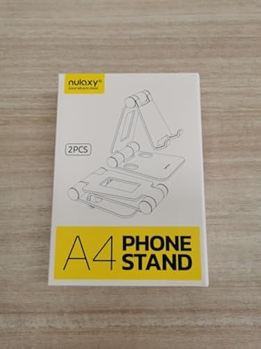 Nulaxy Pack Dual Folding Cell Phone Stand, Fully Adjustable