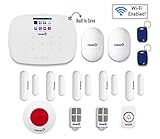 Fortress Security Total Security Wi-Fi Enabled Kit A Home and Business Security Alarm System Complete wih SIM Card, Wi-Fi & Landline Compatible DIY Versital Alarm System for Complete Protection