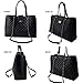 Chavon Laptop Messenger & Shoulder Bags 15.6 inch Tote Handbag Premium Top Handle Satchel Quilted Travel Bag Oversized Briefcase