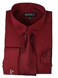 George's Dress  w/  Tie,Hankie,Cuff & Cufflink AH619-BGD-18-18 1/2-34-35