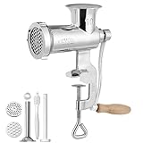 VEVOR Manual Meat Grinder, 304 Stainless Steel Hand