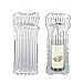 AirBaker Wine Bottle Travel Protector for Luggage Extra Thick 80 Micron Column Air Bag Wraps Air Cushion Protective Packaging Bags 36 Pcs with Hand Pump