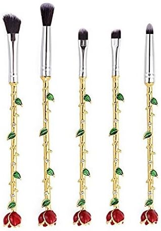 NFTCompany Beauty Makeup Brushes Kit 5pcs Foundation Blending Blush Eyeshadow Face Powder Brush Makeup Soft Fan Brush Foundation Brushes Make Up Tool
