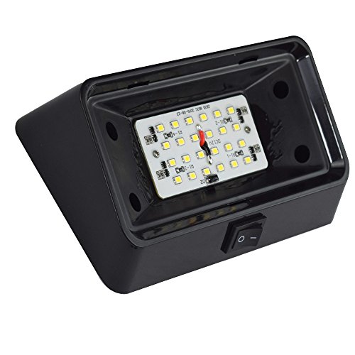 image for Leisure LED RV Exterior Porch Utility Light with Switch - 12v 280 Lume