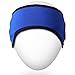Rotibox Lightweight Sweatproof Bluetooth Headband Headphone Headset Earphone Music Headband Speakerphone with Stereo Speaker and Microphone Hands-free for Gym Exercise Outdoor Sports Running-Blue