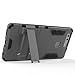 HuaWei P9 Case, Pasonomi® [Slim Fit] [Kickstand Feature] Hybrid Dual Layer Armor Defender Full Body Protective Case Cover for HuaWei P9 5.2 Inch (Grey)