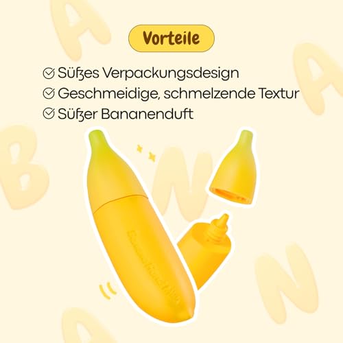 TONYMOLY Banana Hand Cream – Nourishing & Hydrating Hand Lotion with Banana Extract, Milk Protein & Shea Butter for Dry, Cracked Hands, 1.52 oz