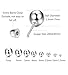 8 Pairs Stainless Steel Ball Stud Earrings Set with Screwbacks 1.5-7mm Silver-tone