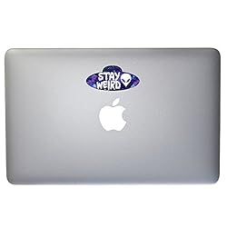 Dark Spark Decals Stay Weird Alien Head Spaceship