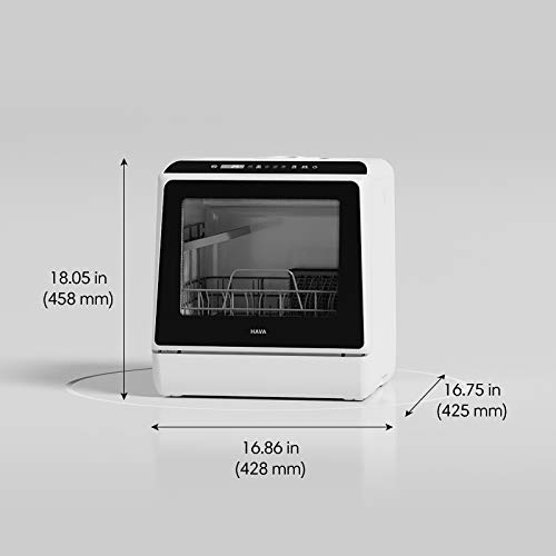 Countertop Dishwasher, HAVA Portable Dishwashers with 5 L Builtin