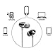 Earbuds,E&jing Earphones In Ear with In-line Mic and Remote Control Wired Headphones 3.5mm Jack Stereo Noise Cancelling Headphones Deep Bass (Black)