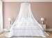 #1 The Best Mosquito Net By NATURO for Double Bed Canopy | Largest Screen Netting Curtains | Bonuses: 2 Insect Repellent Bracelets , A Full Hanging Kit, Carry Bag + E-book