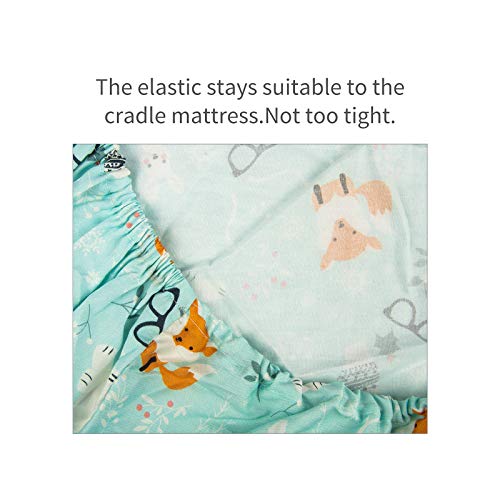 ALVABABY Cradle Mattress 100 Organic Cotton Soft and Light Baby