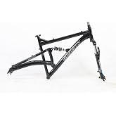 Gravity FSX 26 inch Wheel Aluminum Disc Brake Full Dual Suspension Bike Frame with Rear Shock