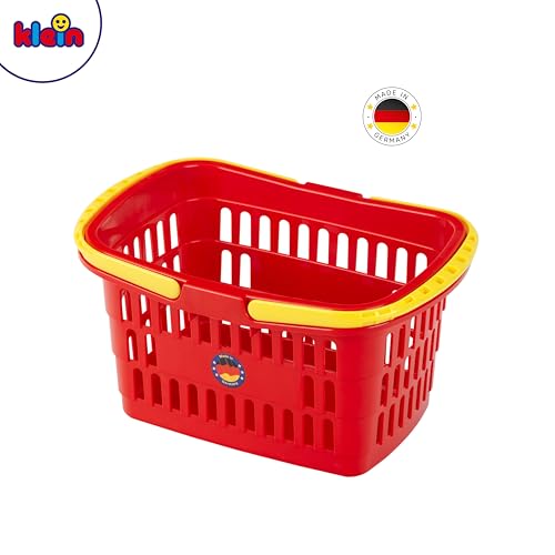 Theo Klein 9692 Shopping Basket, Sturdy Basket Made of Plastic, Practical Handle and Suitable for Children, Dimensions: 26.5 cm x 17.5 cm x 14 cm, Toys for Children from 2 years