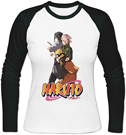 Women Naruto Shippuden Baseball T-shirt M White