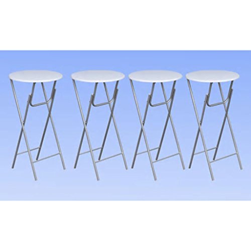 vidaXL 4X Stehtisch Klappbar Bartisch Bistrotisch Partytisch Biertisch Tisch – Bild 3