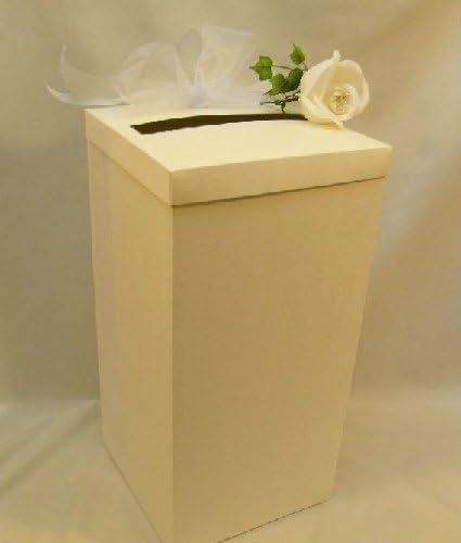 WEDDING CARDS POST MAIL RECEIVING BOX WISHING WELL IVORY