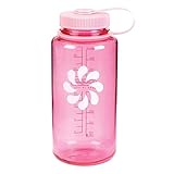 Nalgene Tritan Wide Mouth BPA-Free Water Bottle, Pink, 32 oz