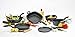 Swiss Diamond 9.5 Inch Frying Pan with Lid - Nonstick Skillet with Aluminum with Diamond Enforced Coating - Dishwasher Safe and Oven Safe Fry Pan, Cover Included