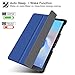Ztotop Case for Samsung Galaxy Tab A 10.5 Inch 2018, Smart Cover Slim Trifold Stand Case with Auto Wake/Sleep for Samsung Galaxy Tab A 10.5 Tablet, Blue