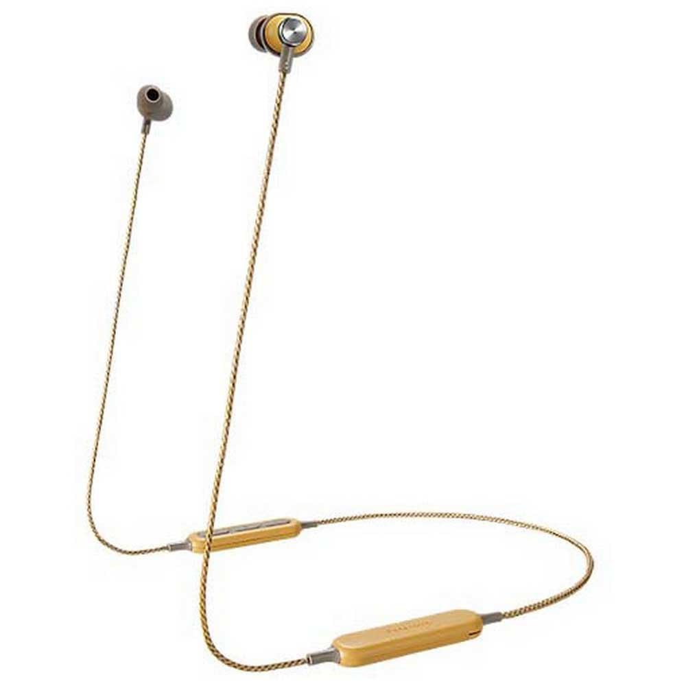 Panasonic RP-HTX20BE-C In Ear Wireless Bluetooth Headphones, Retro Style with Microphone, Smart Voice Control and Comfortable Ergonomic Fit - Tan