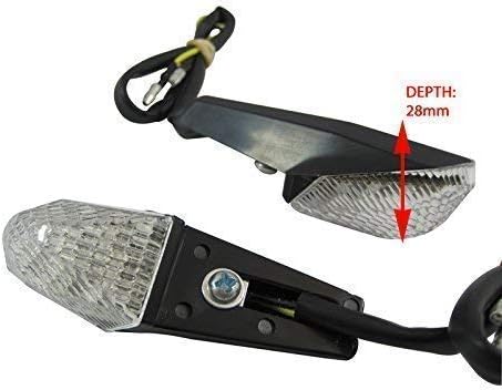 Alchemy Parts Tail Tidy or number plate LED indicators for Motorbike - adjustable, Black - Image 5